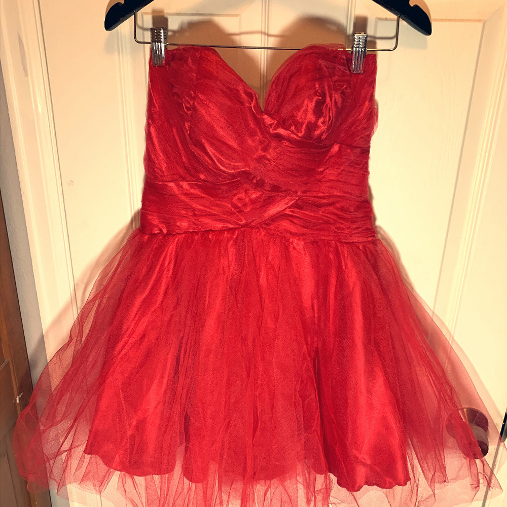 Vintage 80's Red Roberta Party Dress